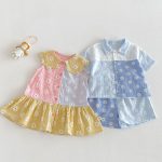 【73-120cm】セットアップ or ワンピース おしゃれ カラーバリ - 画像 (6)