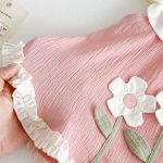 【73-120cm】ワンピース フリル襟 花柄 可愛い - 画像 (13)