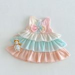 【予約販売】【73-120cm】ワンピース カラフル ケーキ 女の子 - 画像 (5)