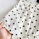 【66-90cm】ロンパース 可愛い ハート ベビー服 - 画像 (11)
