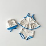 【80-130cm】水着 可愛い ドット スイムウェア - 画像 (4)