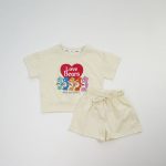 【80-130cm】セットアップ LOVE BEARS カジュアル 上下セット - 画像 (3)