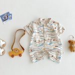 【66-90cm】ロンパース 車柄 カートゥーン 可愛い ベビー服 - 画像 (4)