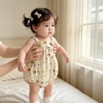 【66-90cm】ロンパース 可愛い キノコ ベビー服 - 画像 (3)