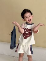 【80-150cm】セットアップ キッズ 男女兼用 カラー切り替え 英字柄 - 画像 (13)