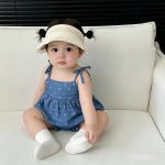 【73-100cm】セットアップ ベビー 女の子 リボン フリル - 画像 (3)