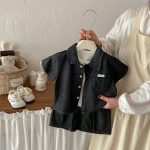 【73-100cm】ベストorセットアップ ベビー シンプル 通園・お出かけに - 画像 (3)