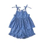 【73-100cm】セットアップ ベビー 女の子 リボン フリル - 画像 (6)