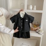 【73-100cm】ベストorセットアップ ベビー シンプル 通園・お出かけに - 画像 (4)