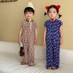 【80-150cm】セットアップ カートゥーン 履きやすい ゆったり - 画像 (3)