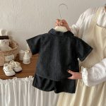 【73-100cm】ベストorセットアップ ベビー シンプル 通園・お出かけに - 画像 (7)