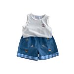 【73-120cm】ベストor半袖Tシャツorパンツ ベビー かわいい カジュアル - 画像 (6)