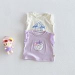 【73-120cm】タンクトップ 女の子 フリル袖 可愛い 子供服 - 画像 (3)