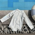 【90-140cm】水着 女の子 長袖 UVカット 速乾 マーメイド柄 スイムウェア - 画像 (5)