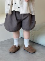 【73-110cm】シャツ or ドット柄Ｔシャツ or ショートパンツ ベビー 男の子 ナチュラル - 画像 (8)