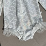 【90-140cm】水着 女の子 長袖 UVカット 速乾 マーメイド柄 スイムウェア - 画像 (6)