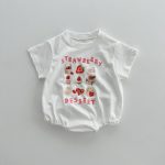 【66-100cm】ロンパース or Tシャツ ベビー プリント コットン - 画像 (7)