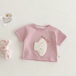 【73-120cm】半袖Tシャツ ベビー 男女兼用 可愛い カジュアル - 画像 (9)