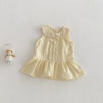 【73-100cm】ワンピース ベビー 女の子 スウィート ドット - 画像 (2)