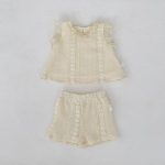 【73-110cm】セットアップ or パンツ ベビー 女の子 透かし編み - 画像 (3)