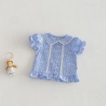 【73-120cm】シャツ or パンツ ベビー 女の子 小花柄 レース フリル - 画像 (9)