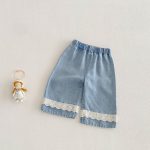 【73-120cm】シャツ or パンツ ベビー 女の子 小花柄 レース フリル - 画像 (10)