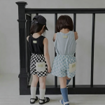 【73-120cm】ショートパンツ ベビー チェック柄 履きやすい - 画像 (4)