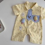 【予約販売】【66-100cm】ロンパース キイロ アイス クリーム 可愛い ベビー服 - 画像 (13)