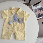 【予約販売】【66-100cm】ロンパース キイロ アイス クリーム 可愛い ベビー服 - 画像 (10)