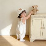 【66-100cm】サロペット&帽子 クマ柄 可愛い ベビー服 - 画像 (10)
