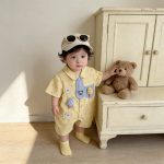 【予約販売】【66-100cm】ロンパース キイロ アイス クリーム 可愛い ベビー服 - 画像 (6)
