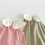 【73-120cm】ワンピース フリル襟 花柄 可愛い - 画像 (9)