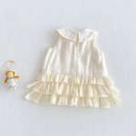 【73-120cm】ワンピース蝶結びクリームケーキ - 画像 (6)