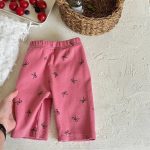【80-130cm】レギンス リブ編み 履きやすい 女の子 ボトムス - 画像 (3)