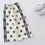 【90-150cm】パンツ キッズ 星柄 ゆったり ボトムス - 画像 (4)