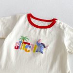 【73-110cm】セットアップ ツリー柄 シャツ&カラフルパンツ - 画像 (10)