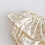 【66-90cm】セットアップ キャミソール&ブルマ&帽子 クリーム おしゃれ - 画像 (13)