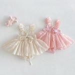 【66-90cm】ロンパース フリル キャミ おしゃれ - 画像 (3)