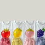 【90-150cm】セットアップ フルーツ カジュアル - 画像 (2)