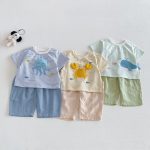 【73-110cm】Tシャツ 可愛い ボーダー トップス - 画像 (9)