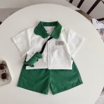 【73-100cm】セットアップ ダイナソー 可愛い トップス&ボトムス - 画像 (10)