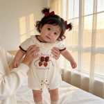 【66-90cm】ロンパース イチゴ 可愛い ベビー服 - 画像 (7)
