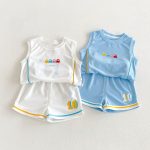 【73-120cm】セットアップ カジュアル ノースリーブ 肌に優しい - 画像 (6)