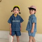 【80-150cm】セットアップ DELIGHT デニム カジュアル - 画像 (4)
