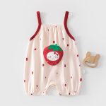 【66-100cm】サロペット 可愛い スイカ ベビー服 - 画像 (5)
