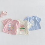 【80-150cm】Tシャツ 可愛い ドット 女の子 トップス - 画像 (13)