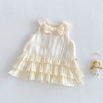 【73-120cm】ワンピース蝶結びクリームケーキ - 画像 (7)