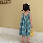 【80-150cm】セットアップorワンピース グリーンチェック 可愛い - 画像 (12)
