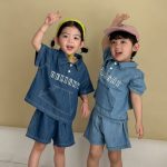【80-150cm】セットアップ DELIGHT デニム カジュアル - 画像 (7)