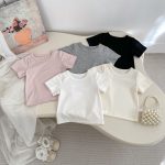 【80-160cm】Tシャツ 柔らか 半袖 トップス - 画像 (10)